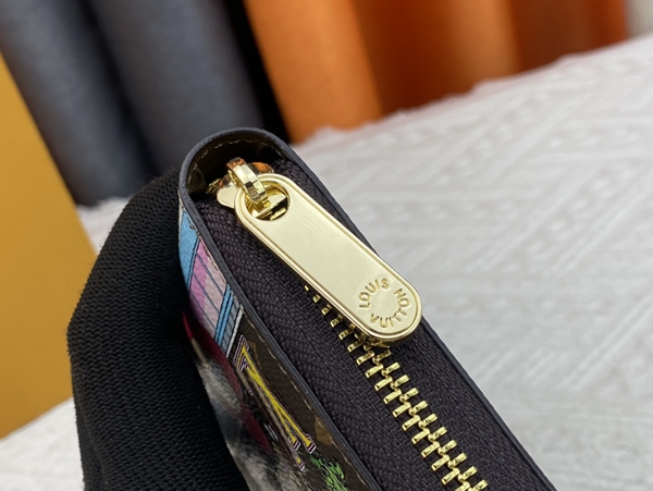 LVコピーウォレット細部ディテール